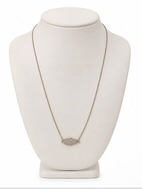 Gold-Toned Hamsa Necklace